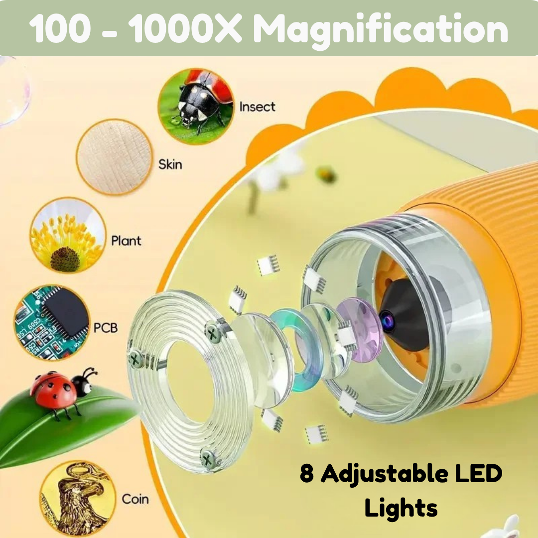 Turn Screen Time into Discovery: SproutLab Microscope