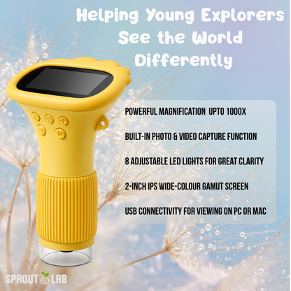 SproutLab - Kids Digital Microscope